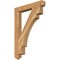 Ekena Millwork Merced Arts & Crafts Rough Sawn Bracket, Western Red Cedar, 4"W x 30"D x 42"H BKT04X30X42MRC03RWR - alternate 1